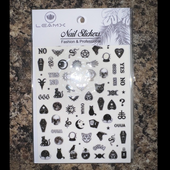 $3 GOTHIC NAIL STICKER SHEET. NEW. $3 WITH ANY $10 ORDER OR MORE - Picture 3 of 16